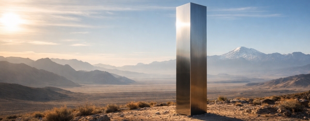 Monolith aus Metall