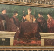 Der Doge Leonardo Loredan mit vier Nobili, 1507 von Giovanni Bellini (Bild: Carlo Marino)