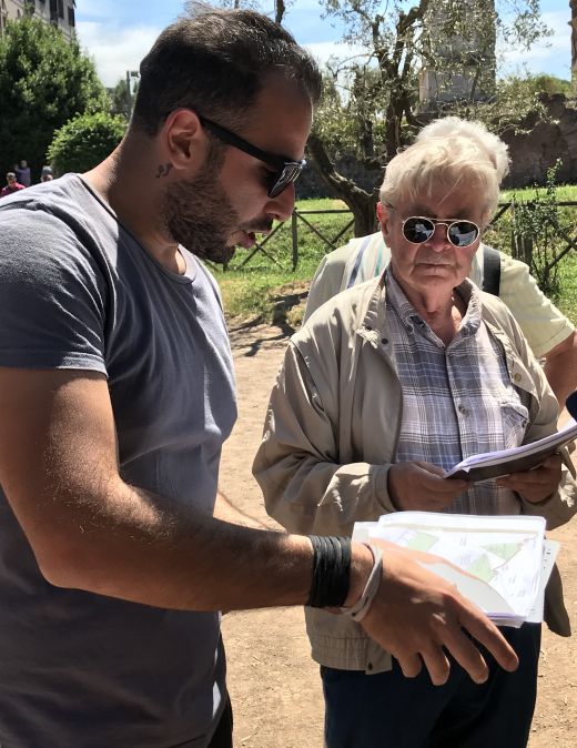 Archäologe Mattia Ippoliti (Universität La Sapienza-Rom)